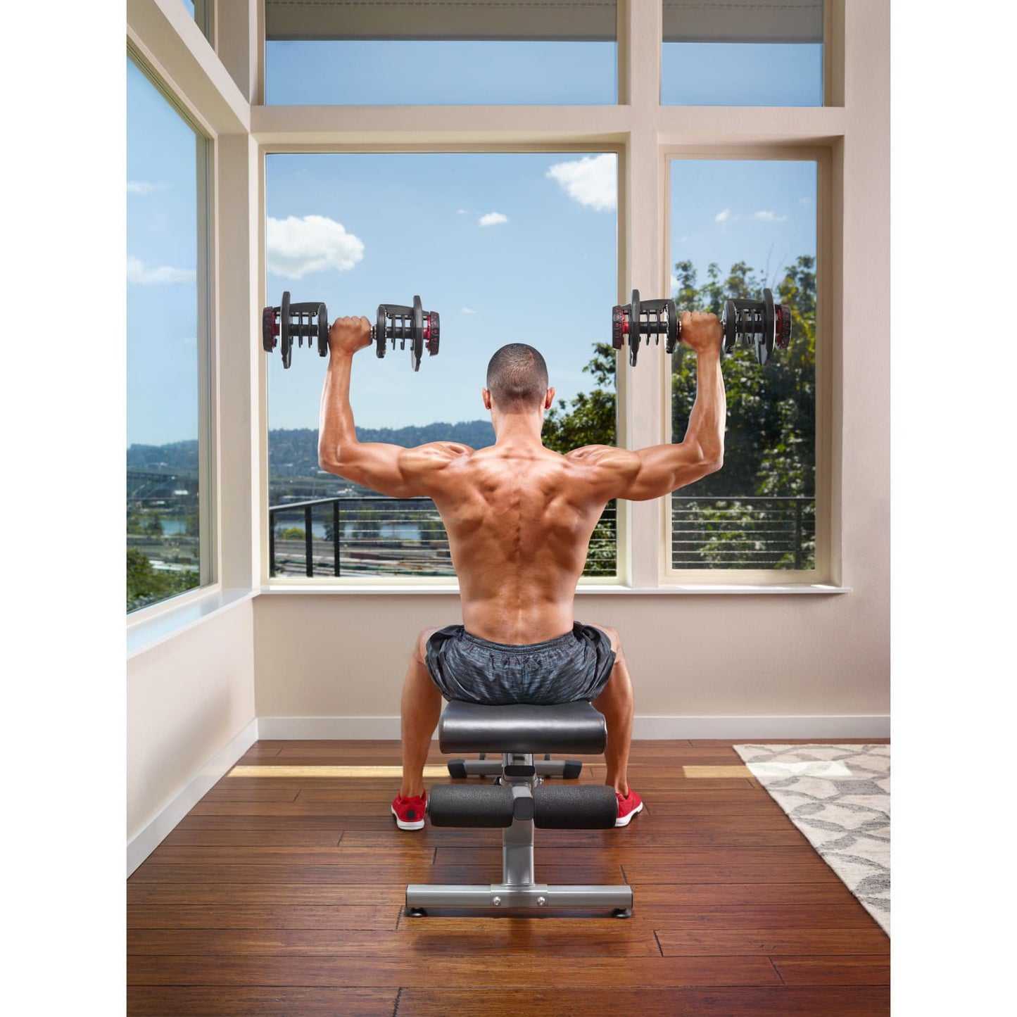 Haltère Réglable IronFlex (4,5 à 40,8 kg) – 16 Poids en 1