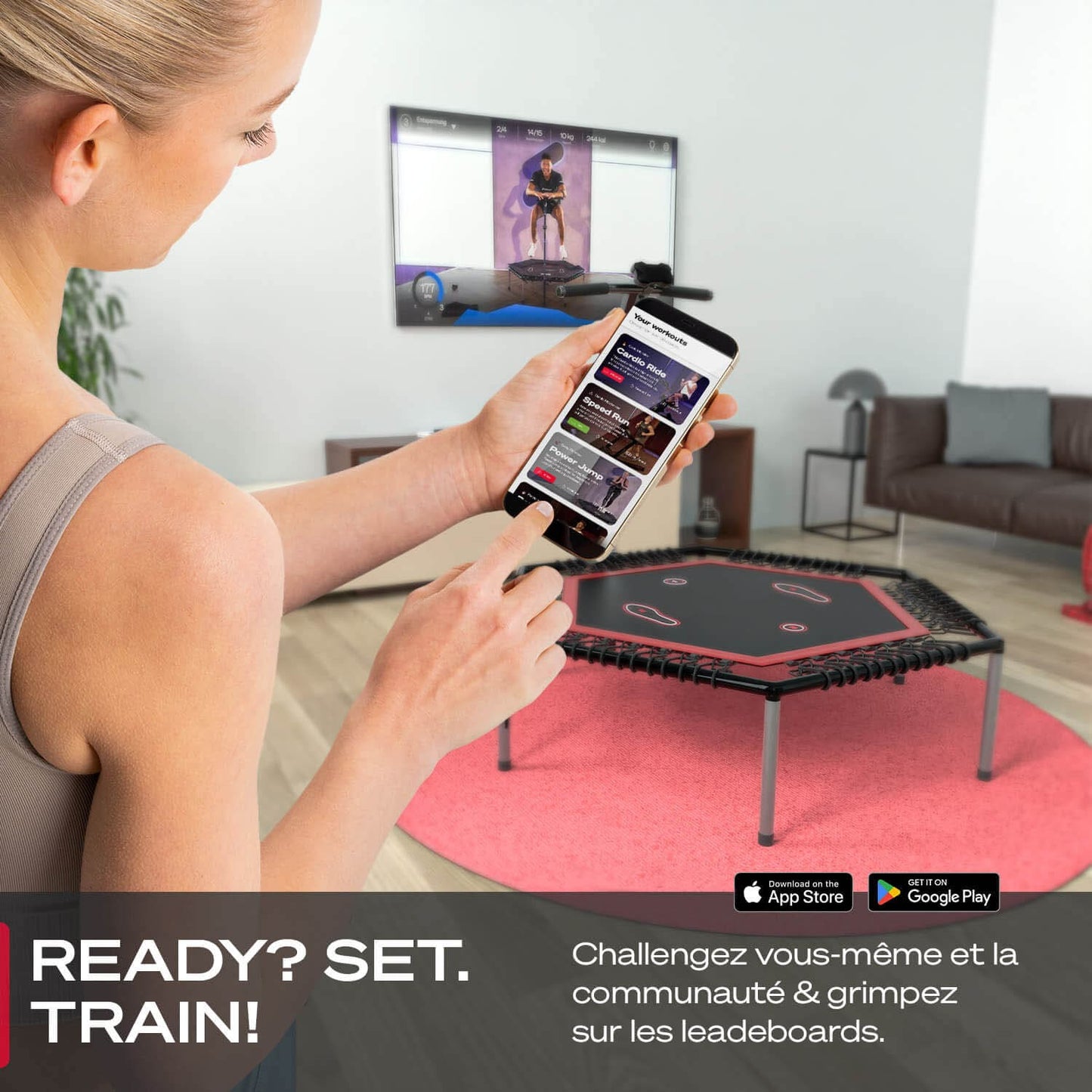 Trampoline de fitness AirBeast