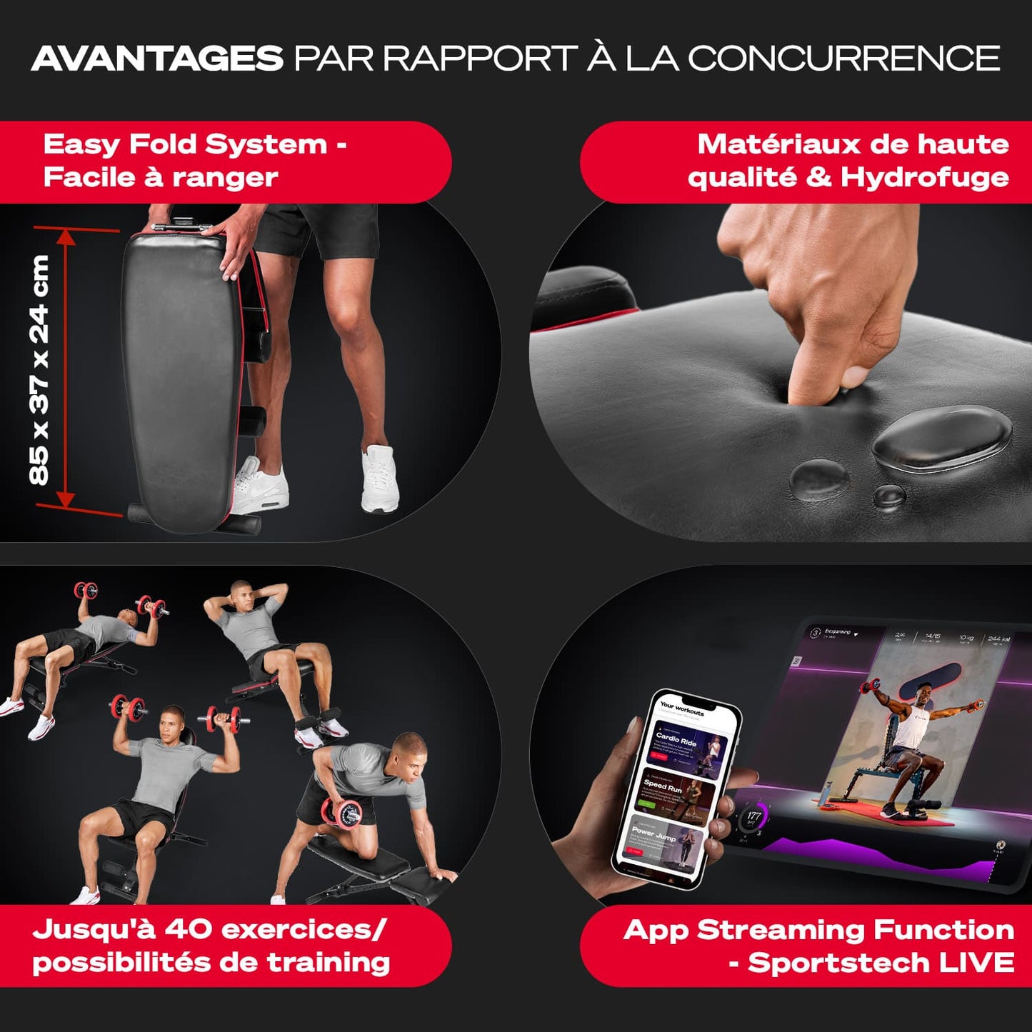 Banc de musculation CoreMax