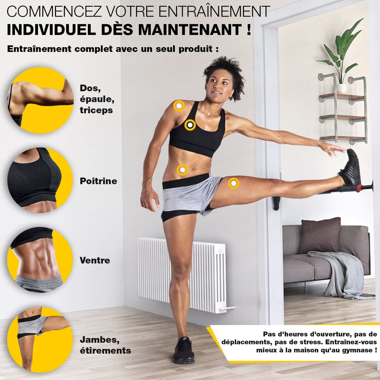 Barre de traction PowerGrip