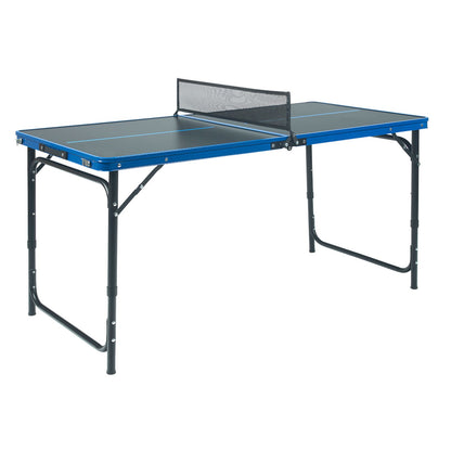 Mini Table de Ping-Pong Pliable - Set Complet avec Raquettes et Filet