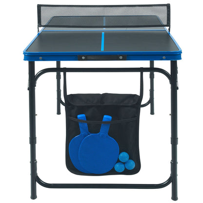 Mini Table de Ping-Pong Pliable - Set Complet avec Raquettes et Filet
