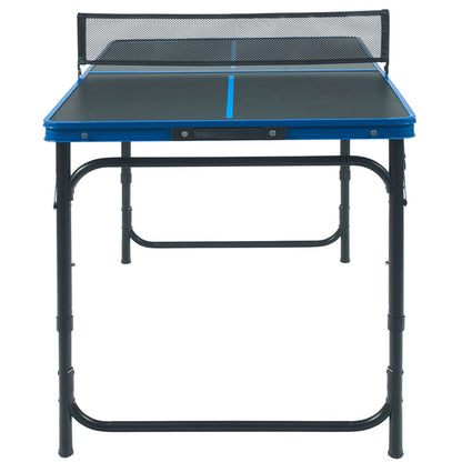 Mini Table de Ping-Pong Pliable - Set Complet avec Raquettes et Filet