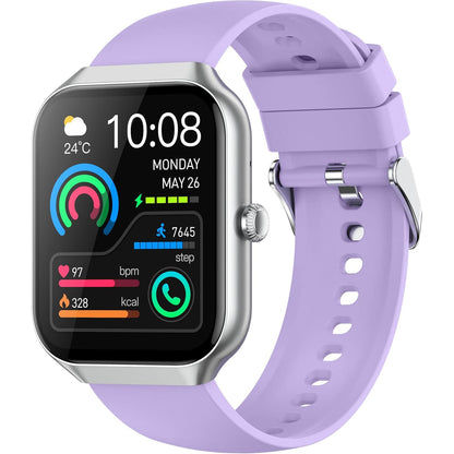 Montre Connectée TitanFit X - Appels Bluetooth, 113+ Modes Sport, Suivi Santé, Étanche IP68, Écran HD 1.96"