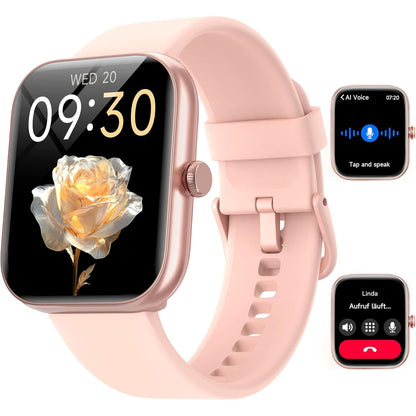 Montre Connectée NeoFit - Appels Bluetooth, Alexa, SpO2, Podomètre, Étanche IP68