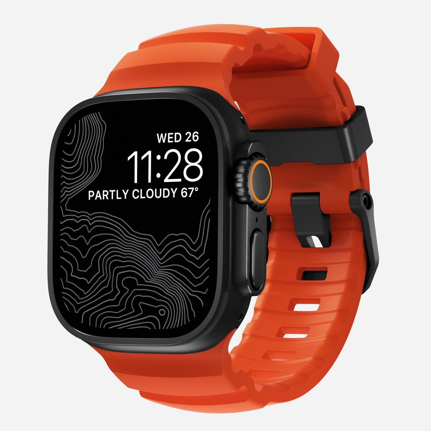 Bracelet Apple Watch en fluoroélastomère FKM