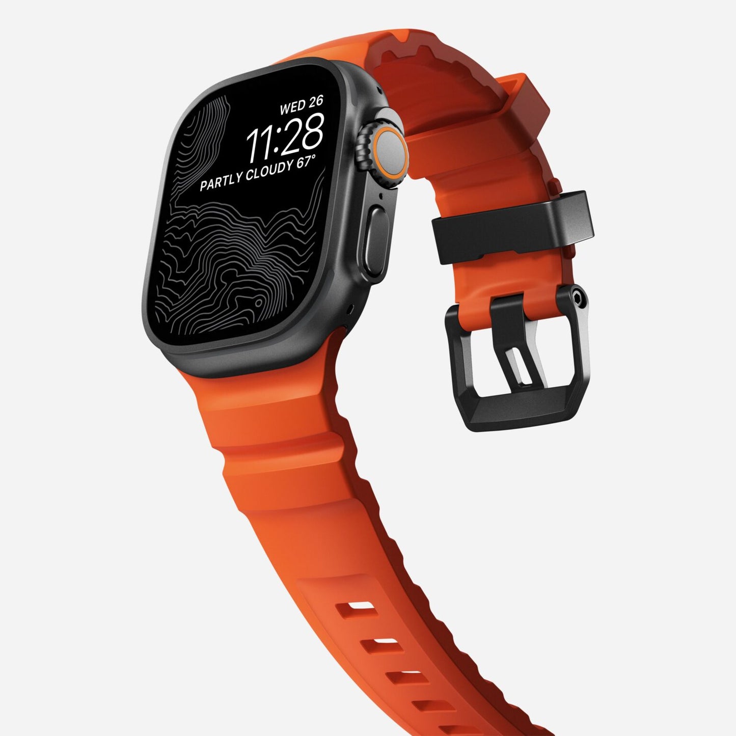 Bracelet Apple Watch en fluoroélastomère FKM