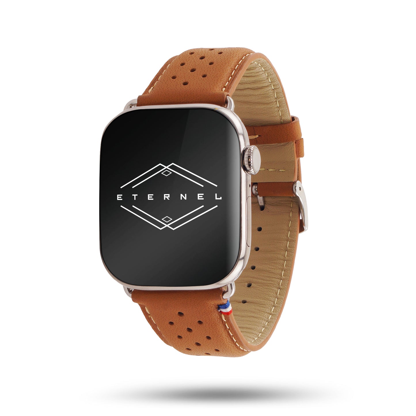 Bracelet Apple Watch cuir perforé