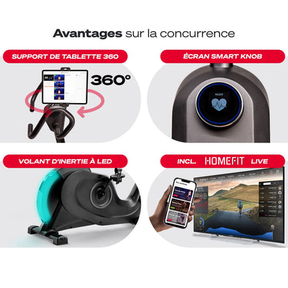 Vélo d'appartement PulseFit